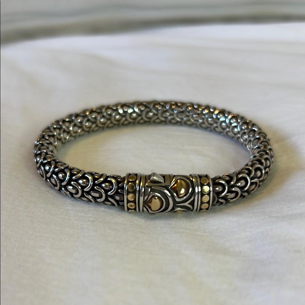Elegant Silver and Gold Women's Bracelet